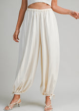 Phoebe Balloon Pants - Cream