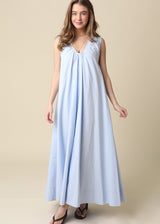 Lina Maxi Dress - Lt Blue