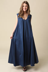 Lina Maxi Dress - Navy