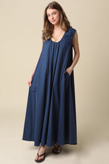 Lina Maxi Dress - Navy
