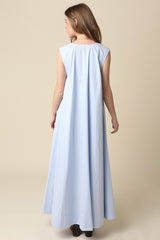 Lina Maxi Dress - Lt Blue