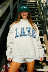 Lake/Mountain Reversible Meckneck - Ash Grey