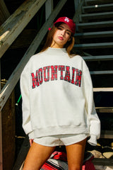 Lake/Mountain Reversible Meckneck - Ash Grey