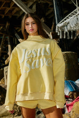 Reversible Mockneck - Jesus Saves Yellow