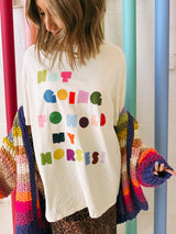 E+E | Not Gonna Hold My Horses Tee - Ivory