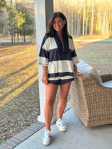 Sadie Stripe Set Navy