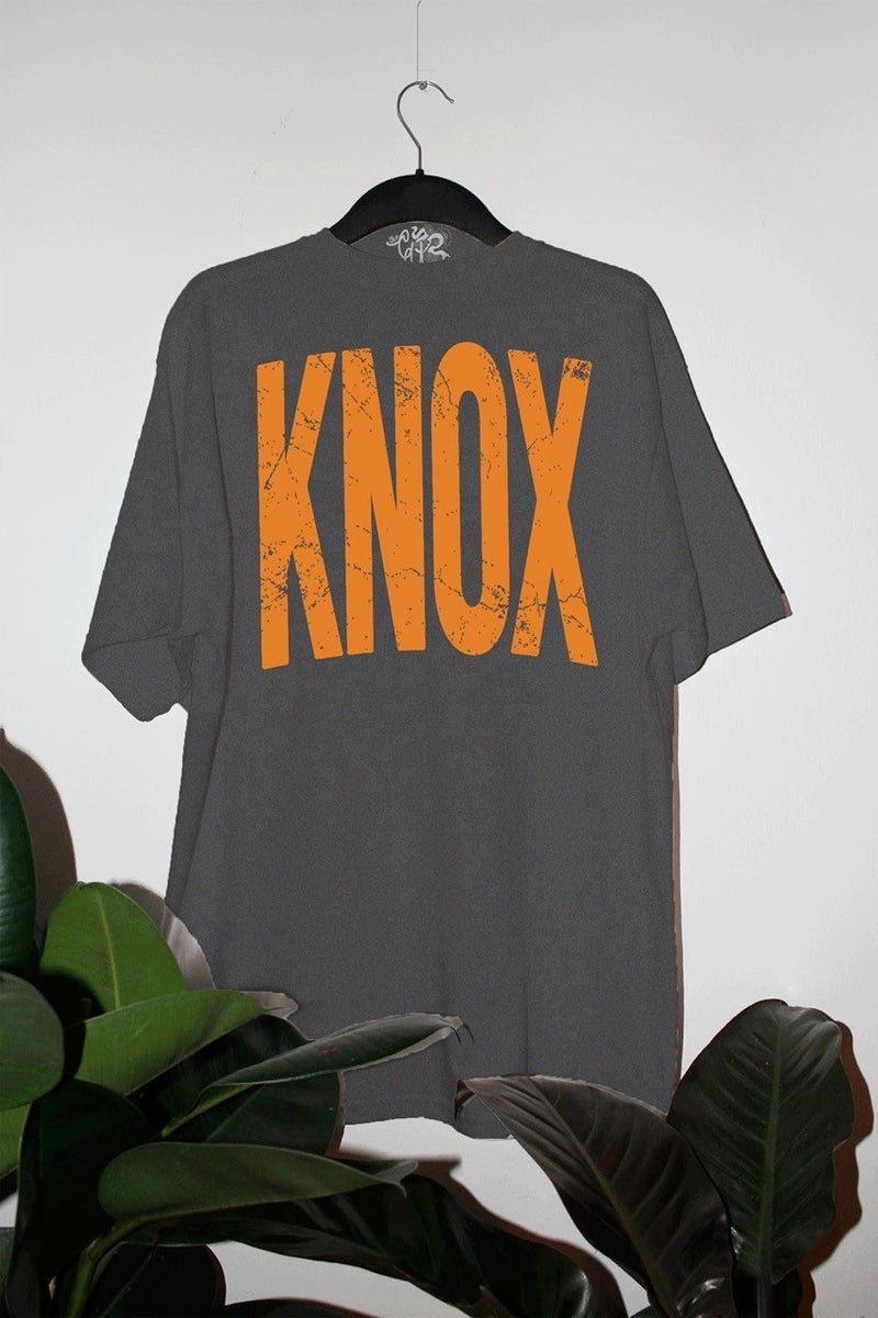 KNOX Oversized Graphic Tee Charcoal