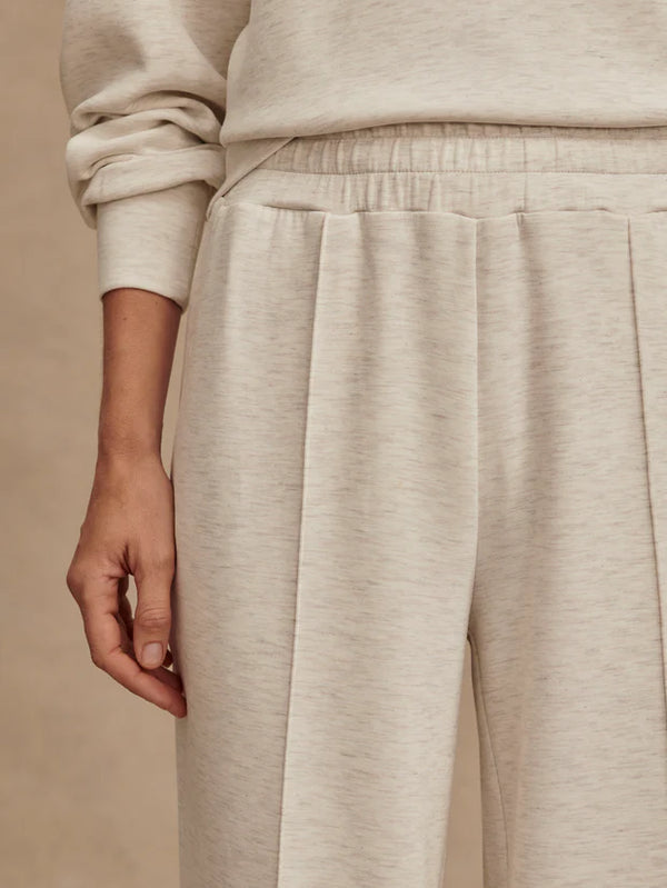 Varley: The Wide Leg Pant 30 | Ivory Marl