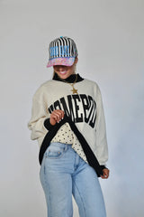 PRE ORDER: Homebody Polka Dot Reversible Mock Neck