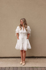 Anna Classic Dress - Off White