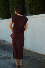 Steve Madden | Remy Midi Skirt - Wine