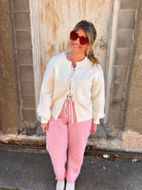 Snowfall Soft Tie Front Cardigan