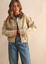 Callie Barn Jacket - Beige