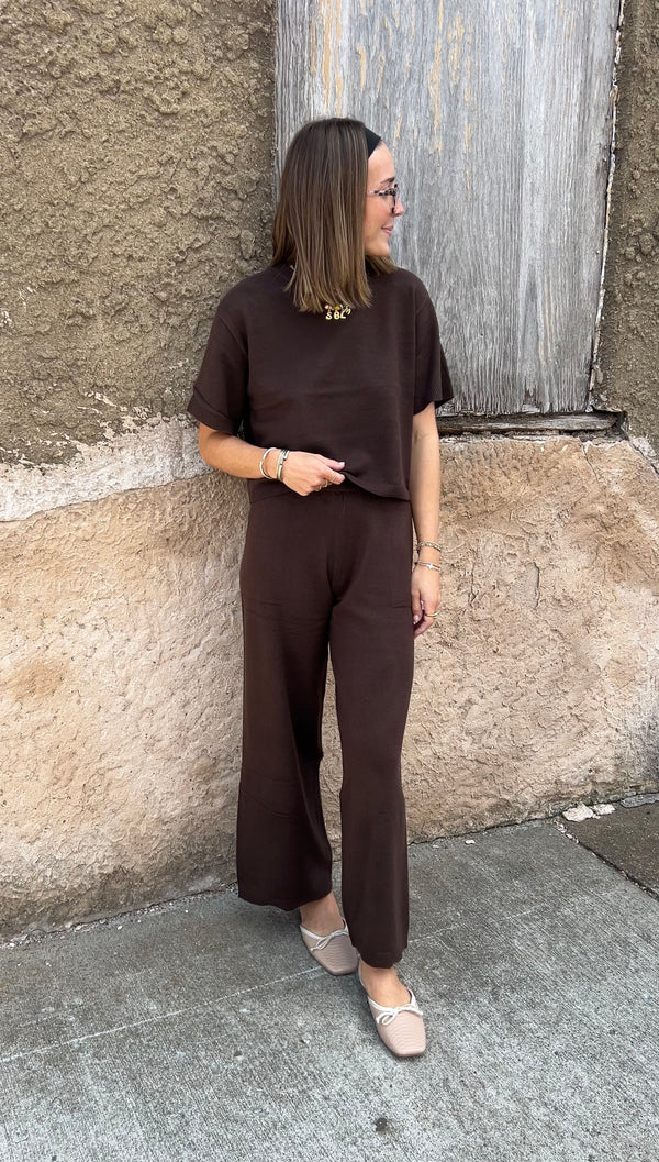 Steve Madden | Kori Sweater Pant - Dark Espresso