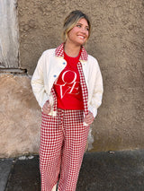 Apple Butter Pants - Red Gingham