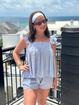 Aegean Nautical Set - Blue Stripe