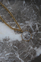 Chan Sutt | Two Toned Coin Necklace