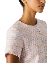 Steve Madden | Addie Tweed Top - Blush Plaid