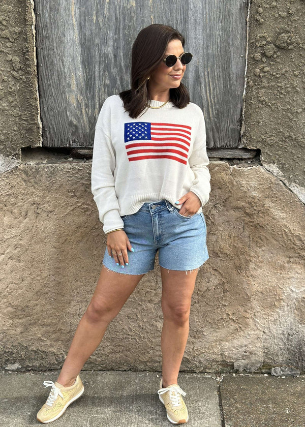 Z Supply | Sienna Patriot Sweater - Sea Salt