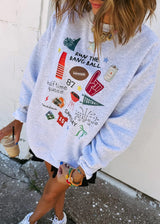 Etta & East | Halftime Queen Sweatshirt - Grey
