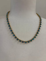 TOVA Sarina Necklace Aqua Verde