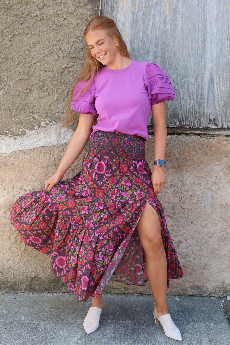 LOVE THE LABEL | Isabelle Skirt - Tabitha Floral Print