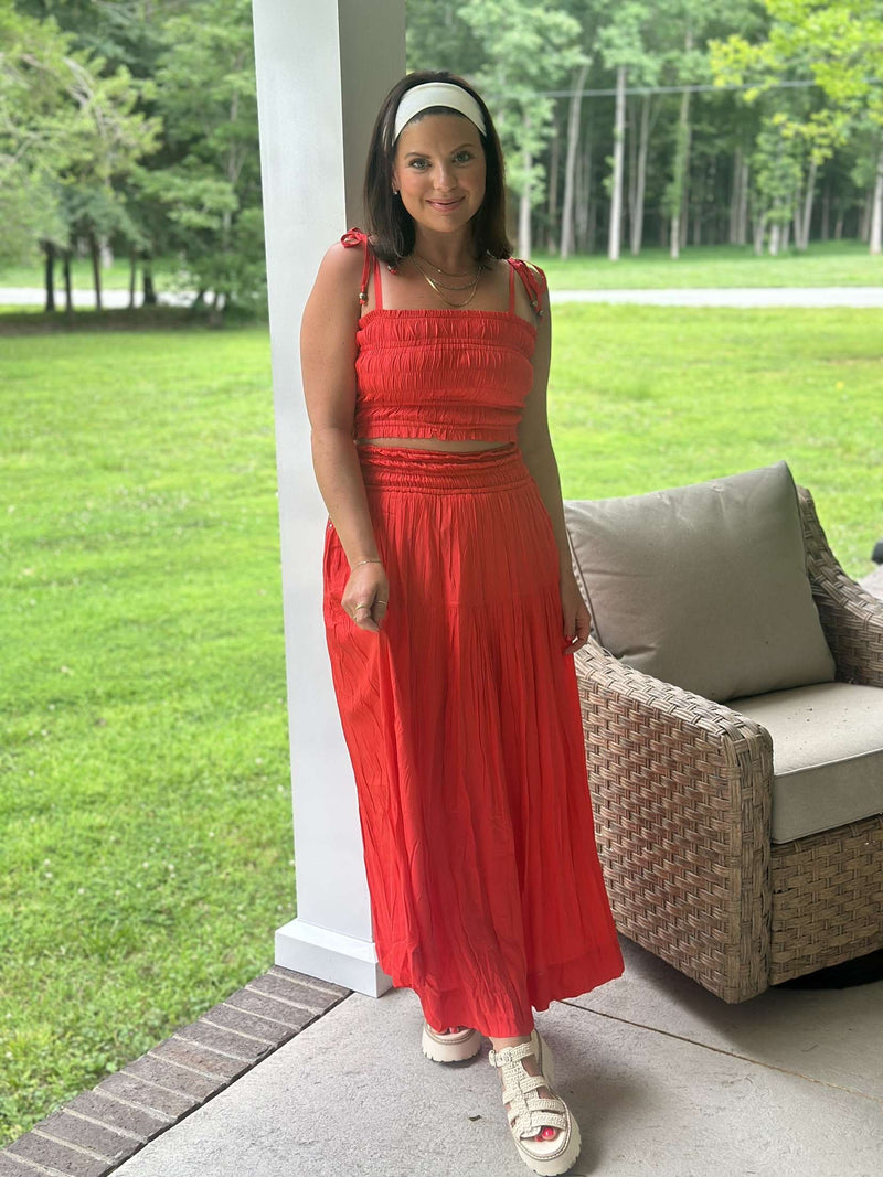 Elan | Rhea Set - Red Coral