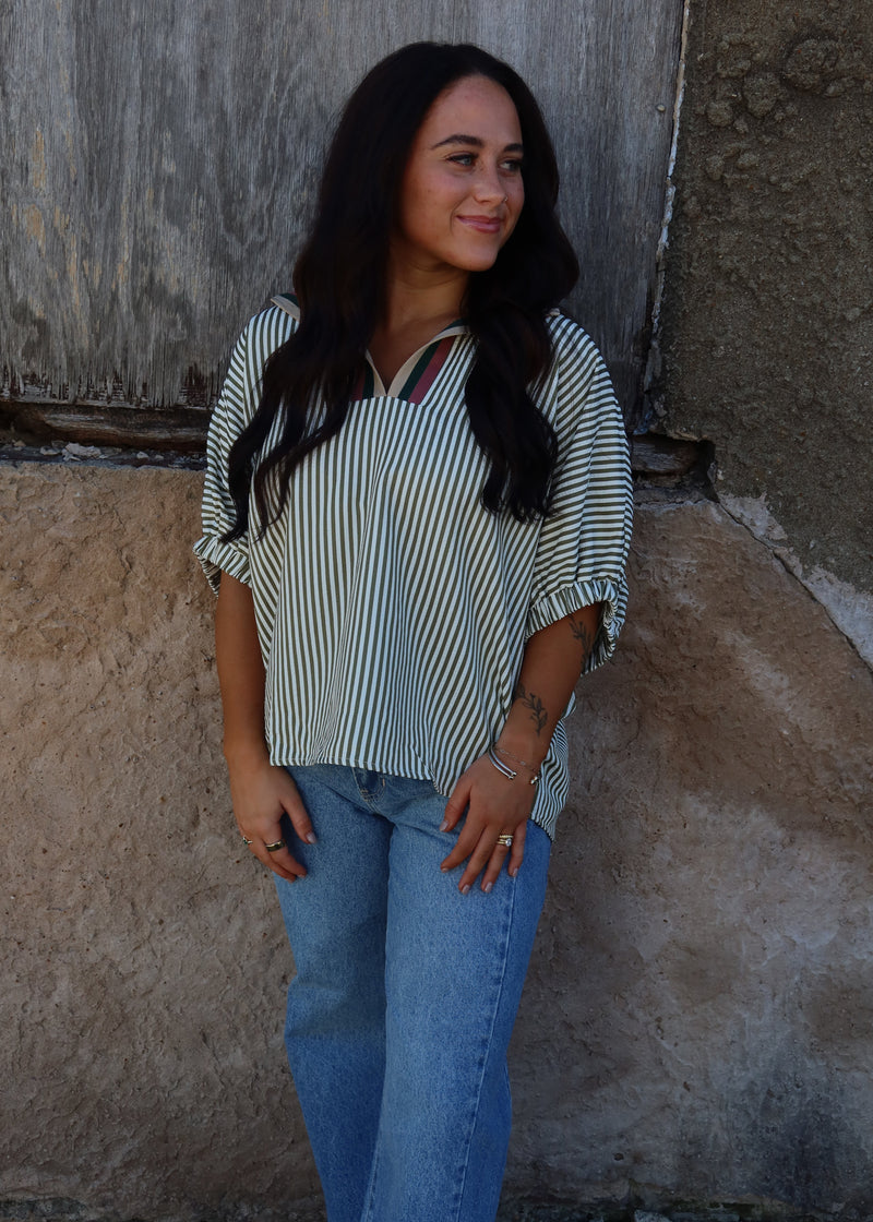 Jennings Blouse - Olive