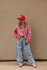 Sweetheart Gingham Button-Down