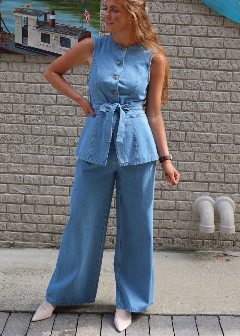 Della Denim Pants