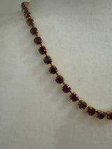 TOVA Sarina Necklace Plum