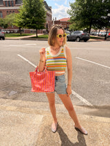 Sylvia Stripe Sweater Vest - Multi