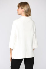 Jenny Mock Neck Sweater - Cream