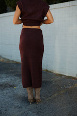 Steve Madden | Remy Midi Skirt - Wine