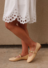 Dolce Vita | Relan Ballet Flat - Natural Raffia