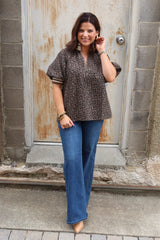 Wild Nights Top - Leopard