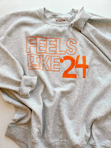 Feels Like 24' Sweatshirt - Heather Grey