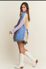 Bandana Babe Fringe Cardigan