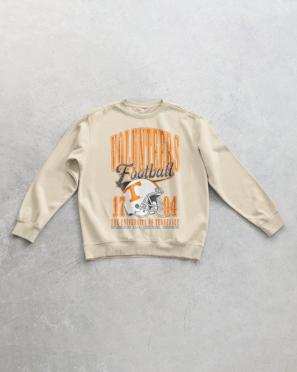 Clandestine Underground TN Volunteers 1794 90s Oversized Crew Sand