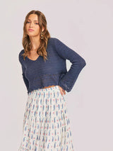 Calico Pullover - Navy