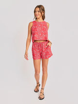 Firecracker Shorts - Red Multi