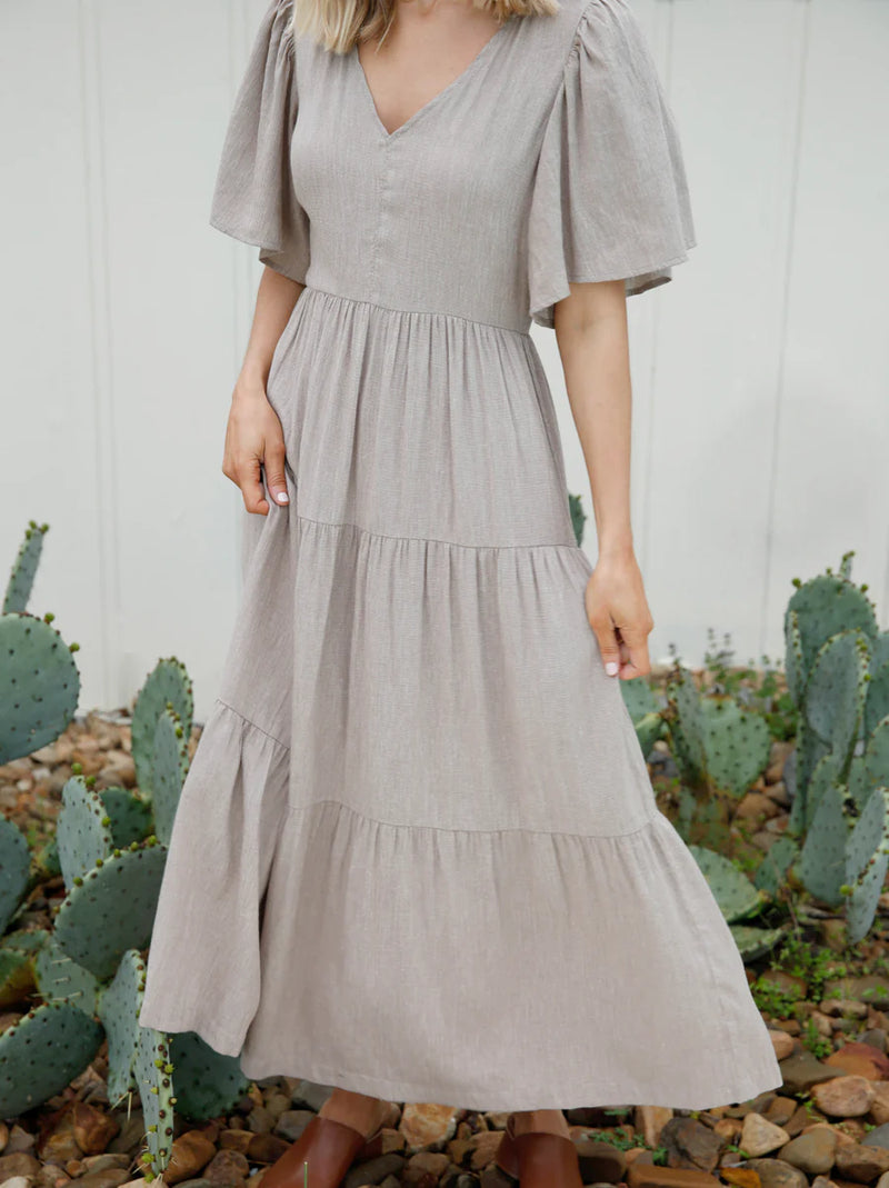 Able: Aurora Maxi Dress Flax