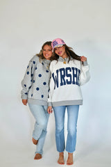 PRE ORDER: Worship Polka Dot Reversible Mock Neck