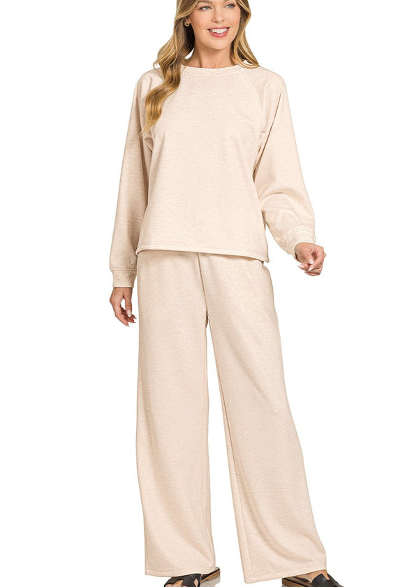Free Fallin’ Scuba Set Heather Beige