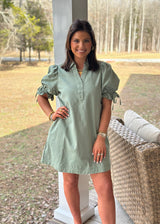 Shafti Collar Dress - Seafoam