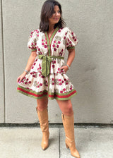 Ivy Sage Mini Dress - Ecru