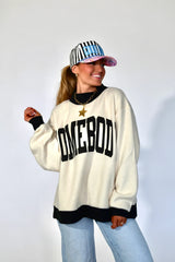 PRE ORDER: Homebody Polka Dot Reversible Mock Neck