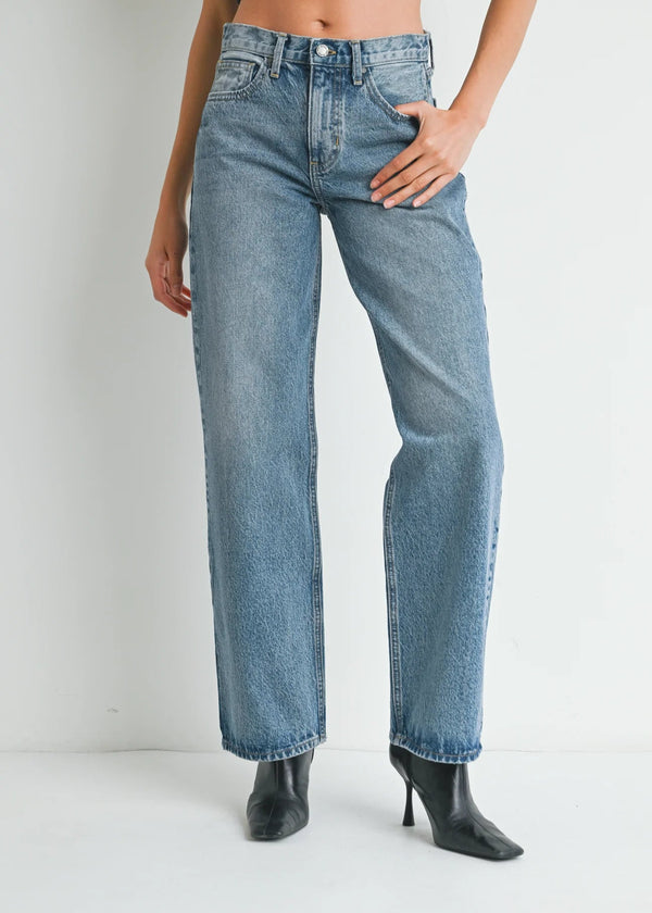 Just Black Denim | Relaxed Straight - Lt Denim