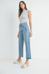 Just Black Denim | Barrel Jean Twist - Medium Denim