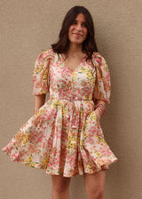 Alexis Belted Dress - Multi Floral
